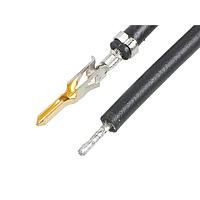 Molex 215343-1211 Pre-Crimped Lead MINI-FIT JR. M-S 75MM 18 AWG BK Au