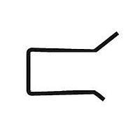 Aavid CLP-212MG Component Clip Over Edge U-Clips for TO-247, MAX-247, 26.5x13.2x15mm, 36N Force