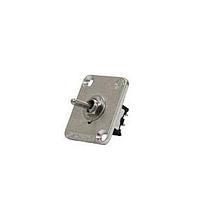 Switchcraft EHRRSL Rocker Switches CURVED ROCKER SWITCH I/O DPDT, NICKEL