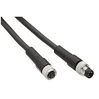 SCHNEIDER TCSXCN1FNX3E Specialized Cables BUS CABLE,STRAIGHT,M12-B,FEMALE-WIRE, 3M