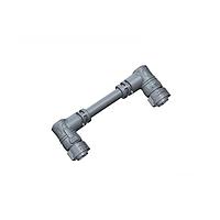 Amphenol LTW AB-CB04BR-CBBR-QD004 Sensor Cables / Actuator Cables X-Lok, Middle Size, Plastic, 10A, 04 pins, Female Connector, Male Contact, Right Angle-to-Right Angle, Push Lock, Overmolded Double Ended, Length 4000mm, IP68