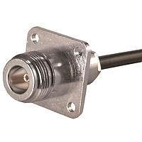 HUBER+SUHNER 25_N-50-3-4/133_NE Connectors N straight flange cable jack(f)