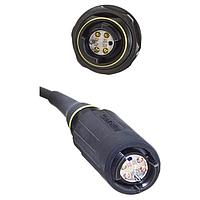 Cinch JBDL409DBFAZ-OL-MIL Connectors Blkhd SM 1550nm 4 ch M83526/21-03