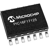 Microchip Technology PIC16F17125-E/SL MCU's 14KB Flash, 512B RAM, 128B EEPROM, 12b Diff. ADCC, 1xOP-AMP, 2x16-bit dual PWM