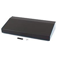 Hammond Manufacturing 1456RH3BKBU Sloped 15 Degree Slope Alum 8.3x3x17" Black/Blu