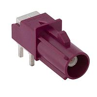 Amphenol RF FA1-NIRP-PCB-8A PCB Connectors FAKRA GEN 1 PCB Through Hole Right Angle Plug 50 Ohm I Key Code