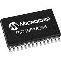Microchip Technology PIC16F18056T-I/SO MCUs 28KB Flash, 256EE, 2KB RAM, 10b ADC, PWM, CCP, HLT, WDT, PPS, EUSART, SPI/I2C
