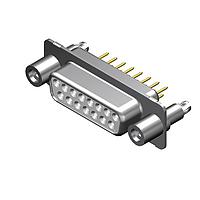 Molex / FCT 173109-0371 D-Sub Connectors - Standard Density FCT DSUB STR PC RCPT 25 PN W/SNAPIN