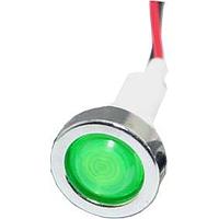 Mallory Sonalert FL1P-10NW-1-G12V Indicators LED GRN 10MM NUT 12VAC/DC