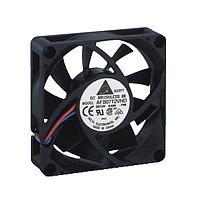 Delta Electronics, Inc. AFB0712VHD Tubeaxial DC Tubeaxial Fan, 70x20mm, 12VDC, Ball Bearing, Lead Wires