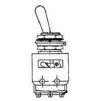 Honeywell 232AT93 Toggle Switches Toggle SW SPDT 2POS SOLD TERM STD LVR
