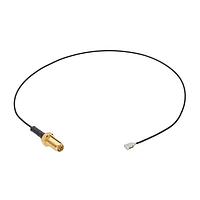 Molex 73230-6250 RF Cable Assemblies SMA Bulkhead Reverse Polar IP68 Jack-to-I-PEX MHF I LK Plug, 1.13mm Cable Diameter, 305.00mm Cable Length, 50 Ohms