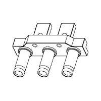 AMP Connectors - TE Connectivity 1274714-2 PCB Connectors 3P 1.0/2.3 JACK PCB