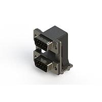EDAC 661-009-364-04C Dual Port D-Sub Connectors Right-angle Dual Port D-Sub Connector