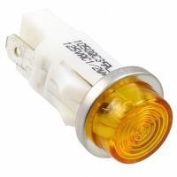 VCC 1092QC3-125VAC Indicators PMI .5in. LED 125V Tab Hi-Hat Amber