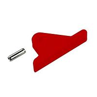 BIVAR CP-36 RD Card Ejectors PCB Ejct .062" PCB W 1.1" St Lvr Red Nyl