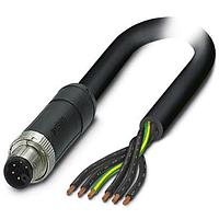 PHOENIX CONTACT 1414949 Sensor Cables / Actuator Cables 6POS Power Cable Black-Gray 1.5m