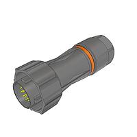 Samtec ACPK-16-01-G-T-P-1 Connectors AccliMate IP68 Sealed Circular Plug Cable Assembly, 16 mm Shell, Field Termination Kit