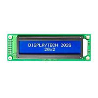 Displaytech 202G CC BC-3LP LCD Character Display Modules 20x2 Char Display STN Blue 6 oclock