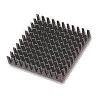 Aavid 371824B00000G Component Pin Fin Heat Sink with Epoxy Attachment for BGA, Black, 35x35x7mm, 2.03mm Thick