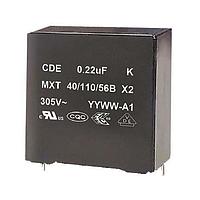 Cornell Dubilier (CDE) MXT186K305R40 Safety Film Capacitors 18uF, 305, 57.5x45x30, 52.5LS, X2