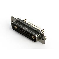 EDAC 627-17W2224-7NA Mixed Contact D-Sub Connectors Vertical Combo Dsub