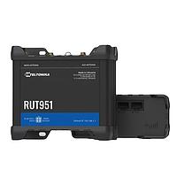 Teltonika RUT951200F00 Routers Cellular Router, 4G/3G/2G/LTE CAT4, Dual SIM, WiFi 2.4 Ghz, 4 x Ethernet, Digital & Analogue I/O. Regions: Global version. European power supply unit.