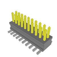 Samtec FTSH-110-01-S-DV Pin Strip High Reliability Header Strips, .050" pitch