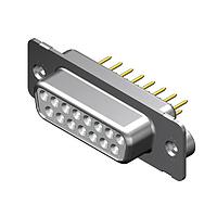 Molex / FCT 173109-0980 Standard Density FCT DSUB STR PC RCPT 15 PN W/CLINCH