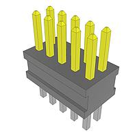 Samtec FTSH-105-01-S-D Pin Strip High Reliability Header Strips, .050" pitch