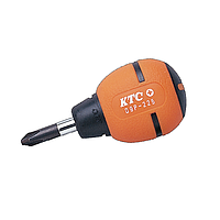 KTC D9P-125 Soft Grip Stubby Screwdriver