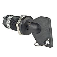 NKK Switches CKM12ATW01-010 Keylock Switches 16MM ON-ON TUBE KEY #010 RMVBLE 2 POS 3A