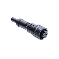Amphenol LTW AD-05BFFM-QL8D03 Sensor Cables / Actuator Cables X-Lok, Mini Size, Plastic, 5A, 05 pins, Female Connector, Female Contact, Straight, Push Lock, Overmolded, Length 3000mm, IP68