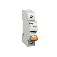 Schneider DOM11341 MCB, 1P, 10A, 4.5kA, 230/240V