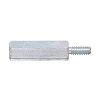 RAF Electronic Hardware 4583-832-S-12 Hex 5/16 HEX M/F STDOFF 1" 8-32 CLZINC