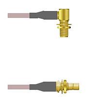 Amphenol Custom Cable Q-2Q03O000R060i RF Cable Assemblies SMA-RJB/SMB-SJB G316D 60I