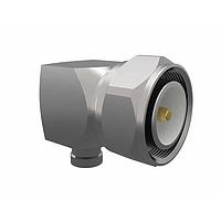 Amphenol Times Microwave Systems TC-250-4310M-RA-LP RF Connectors / Coaxial Connectors 4.3/10 mini DIN Male (plug), right angle solder-pin, hex/nut, induction-solder (not field installable). bulk pack