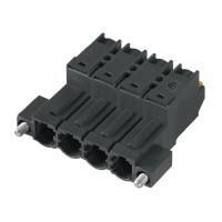 Weidmuller 1043690000 Pluggable Terminal Blocks SLF 7.62HP/04/180F SN BK BX