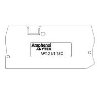 Amphenol Anytek APTS253SCGY00G Side Cover APT 2.5mm2/1-2 SC Partition plate Grey