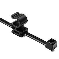 HellermannTyton 156-00594 Cable Ties with Mounts T50ROC2 OMEGACLIP TIE PA66UV