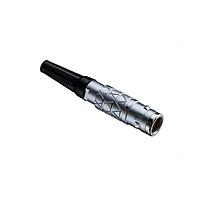 Amphenol LTW FLKD-04FGMS-GCP-215 Connectors FLOS, K Series D Size, Metal, 15A, 04 pins, Male Connector, Male Contact, Straight, Push Pull, Solder, Field Installable, F6.5 - F6.7mm, IP68