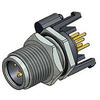 Amphenol CONEC 43-01177 M12 Male Socket 5P PCB SOLDER 10MM M12 BACK MNT PLUG