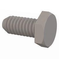 Essentra Components 010448H025 Cap Screw Hex Unslotted Bolt, #4-48 Thread, 1/4 Lg