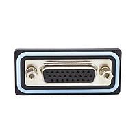NorComp HDF-V26-213L011 High Density D-Sub Connectors 26 pin vert solder F flash 4-40 int thrd