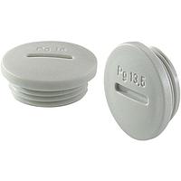 BOPLA 52010400 Cable Glands, Strain Reliefs & Cord Grips PLUG, BLIND, PG 16, IP 54, POLYAMIDE, LIGHT GRAY, BL 16