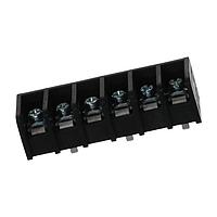 Molex 38660-8806 Wire-to-Board .500" 6P TRI-BARRIER W/MOUNT ENDS