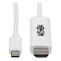 Tripp Lite U444-006-HWE Adapter Cable 6FT USB-C/HDMI 4K WHT ADT CBL