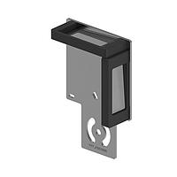 Banner Engineering SMBAMSLEIP Sensor Hardware Bracket: Industrial Protection SMBAMS Series; for LE Series Sensors with Replaceable Window Articulation Slots; for 90 plus degree rotation; 12-ga. (2.6 mm) 300 series Stainless Steel