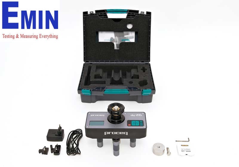 Concrete pull-off testing equipment used for bond strength and surface strength assessment