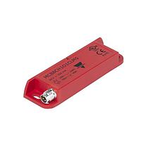 Carlo Gavazzi MC88CH1O1CLM5L Proximity Sensors Safety magnetic sensor with LED, Rectangular plastic housing, M8-plug, Left Exit, 1NO+1NC output reed contacts, Max switching voltage 12/24 Vac/dc, Max switching current 250mA, Max switching power 6W, Operating temp. -25...+80 C, IP67
